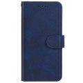 Leather Phone Case For Motorola Moto E6i(Blue)