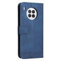 For Huawei Nova 8i / Honor 50 Lite Skin Feel Life Tree Metal Button Horizontal Flip Leather Phone Ca