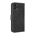 For Blackview Oscal C20 Solid Color Skin Feel Magnetic Buckle Horizontal Flip PU Phone Case(Black)
