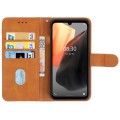 Leather Phone Case For Ulefone Armor 8 / 8 Pro(Brown)
