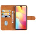 Leather Phone Case For Xiaomi Mi Note 10 Lite(Brown)