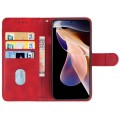 Leather Phone Case For Xiaomi Redmi Note 11 Pro / Note 11 Pro+ 5G(Red)