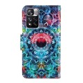 For Xiaomi Redmi Note 11 Pro 3D Colored Drawing Horizontal Flip Leather Phone Case(Mandala)