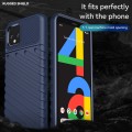 For Google Pixel 4 Thunderbolt Shockproof TPU Phone Case(Blue)