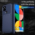For Google Pixel 5a Thunderbolt Shockproof TPU Phone Case(Blue)