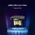 Car USB Interface Mini Metal U Disk, Capacity:16GB