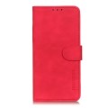 For Google Pixel 6a KHAZNEH Retro Texture Flip Leather Phone Case(Red)