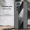 For OnePlus 9 Pro XINLI Stitching Cloth Texture Shockproof TPU Phone Case(Black)
