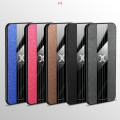 For Xiaomi Mi Note 10 Lite XINLI Stitching Cloth Texture TPU Phone Case(Black)