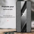 For Xiaomi Mi Note 10 Lite XINLI Stitching Cloth Texture TPU Phone Case(Black)
