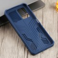 For Infinix Note 10 Pro Armor Warrior Shockproof PC + TPU Phone Case(Blue)