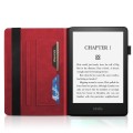 For Amazon Kindle Paperwhite 5 2021 Life Tree Series Leather Tablet Case(Red)