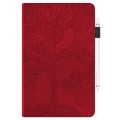 For Lenovo Tab K10 Life Tree Series Leather Tablet Case(Red)
