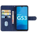 Leather Phone Case For Gigaset GS3(Blue)