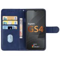 Leather Phone Case For Gigaset GS4 / GS4 Senior(Blue)