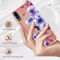 For Motorola Moto E7 Power / Moto E7i Power Flowers and Plants Series IMD TPU Phone Case(Purple Bego