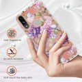 For Motorola Moto E7 Power / Moto E7i Power Flowers and Plants Series IMD TPU Phone Case(Purple Peon