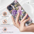 For Motorola Moto G50 5G Flowers and Plants Series IMD TPU Phone Case(Purple Peony)