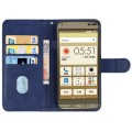 Leather Phone Case For Kyocera Basio 3(Blue)