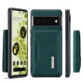 For Google Pixel 6 Pro DG.MING M2 Series 3-Fold Multi Card Bag Back Cover Leather Phone Case(Green)