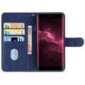 Leather Phone Case For DOOGEE X60L(Blue)