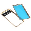 For Google Pixel 6 HD Magnetic Metal Tempered Glass Phone Case(Gold)