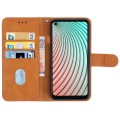 Leather Phone Case For Itel S16 Pro(Brown)