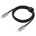 20Gbps USB 3.2 USB-C / Type-C Male to USB-C / Type-C Male Braided Data Cable, Cable Length:0.5m(Blac