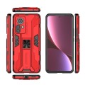 For Xiaomi 12S Pro/12 Pro Supersonic PC + TPU Shock-proof Phone Case(Red)
