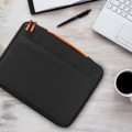 12 inch Two-way Zipper Portable Laptop Liner Bag(Black)