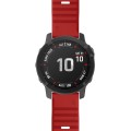 For Garmin Fenix 7 Silicone Watch Band(Red)
