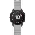 For Garmin Fenix 7 Silicone Watch Band(Grey)