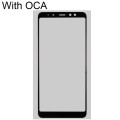 For Samsung Galaxy A8 2018 Front Screen Outer Glass Lens with OCA Optically Clear Adhesive