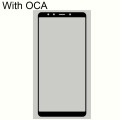 Front Screen Outer Glass Lens with OCA Optically Clear Adhesive for Xiaomi Mi 6X(Black)