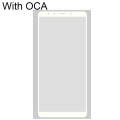 Front Screen Outer Glass Lens with OCA Optically Clear Adhesive for Xiaomi Mi 6X(White)