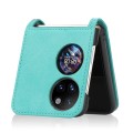 For Huawei P50 Pocket Lambskin Texture Card Folding Phone Case(Green)