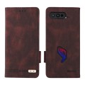 For Asus ROG Phone 5 Magnetic Clasp Leather Phone Case(Brown)