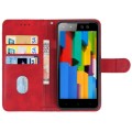 For Tecno S12 Leather Phone Case(Red)