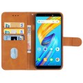 For Tecno Spark 2 Leather Phone Case(Brown)
