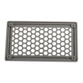 A6791 198x114mm RV / Bus Hexagon Pattern Air Inlet Panel with Screws(Grey)