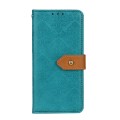 For Xiaomi Redmi Note 11S / Note 11 4G 2022 European Floral Embossed Leather Phone Case(Blue)