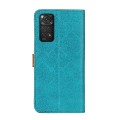 For Xiaomi Redmi Note 11S / Note 11 4G 2022 European Floral Embossed Leather Phone Case(Blue)