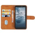 Leather Phone Case For Nokia C2 2nd Edition(Brown)