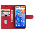 Leather Phone Case For Umidigi A13 Pro(Red)