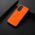 For Xiaomi Redmi Note 11 4G Global / Note 11S Two-color Litchi Texture Phone Case(Orange)