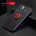 For OnePlus Nord CE 2 5G Metal Ring Holder TPU Phone Case(Black+Red)