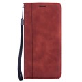 For Xiaomi Redmi Note 11 / Note 11S Frosted Business Magnetic Flip Leather Phone Case(Brown)