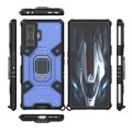 For Xiaomi Redmi K50 Gaming Space PC+TPU Shockproof Phone Case with Ring Holder(Blue)