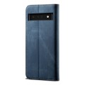 For Google Pixel 7 Pro 5G Denim Texture Leather Phone Case(Blue)