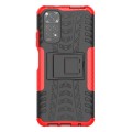 For Xiaomi Redmi Note 11S 4G International Version Tire Texture Shockproof TPU+PC Phone Case with Ho